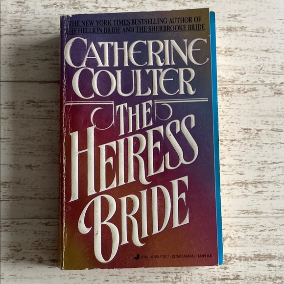 Catherine Coulter 'The Heiress Bride' Paperbook Book 1993 - Picture 1 of 6